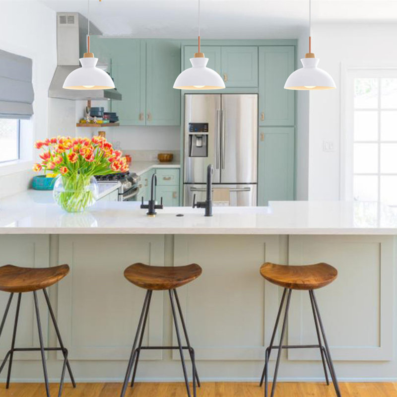 Brashear Single Light Metal Dimmable Pendant & Reviews AllModern